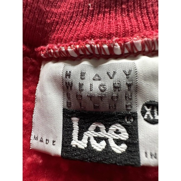 Hard Rock Cafe Chicago Save The Planet By Lee Red Sweatshirt VTG sz XL USA - Picture 3 of 4